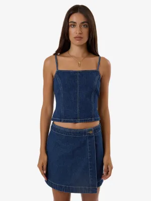 Rory Denim Top - Union Blau