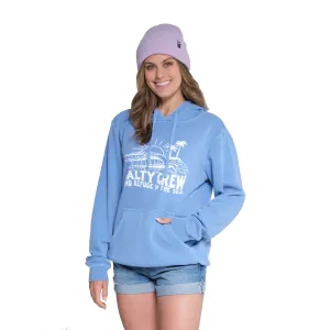 Shore Break Boyfriend Hoody - Marina Blau