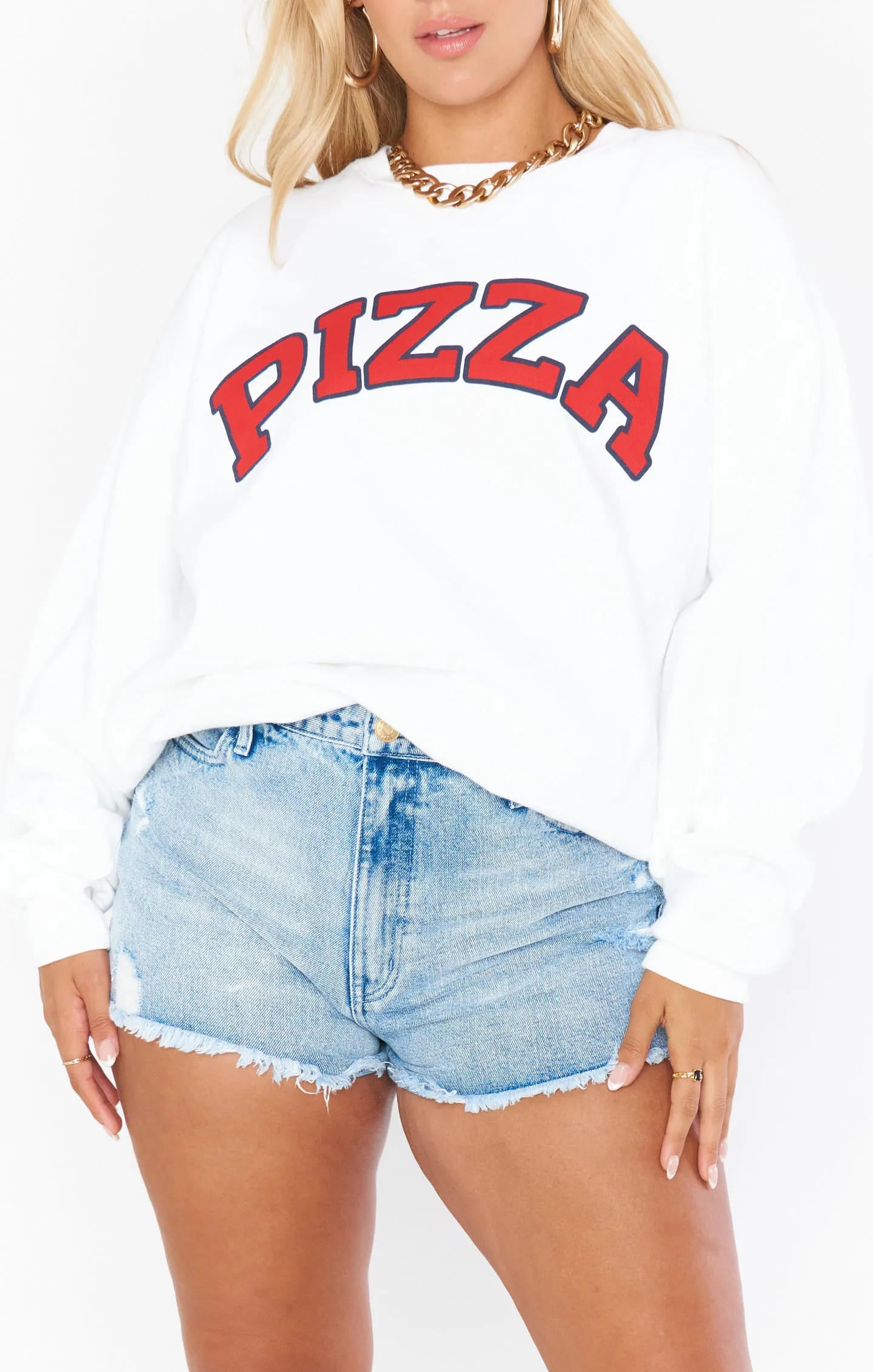 Stanley Sweatshirt ~ Pizza Grafik