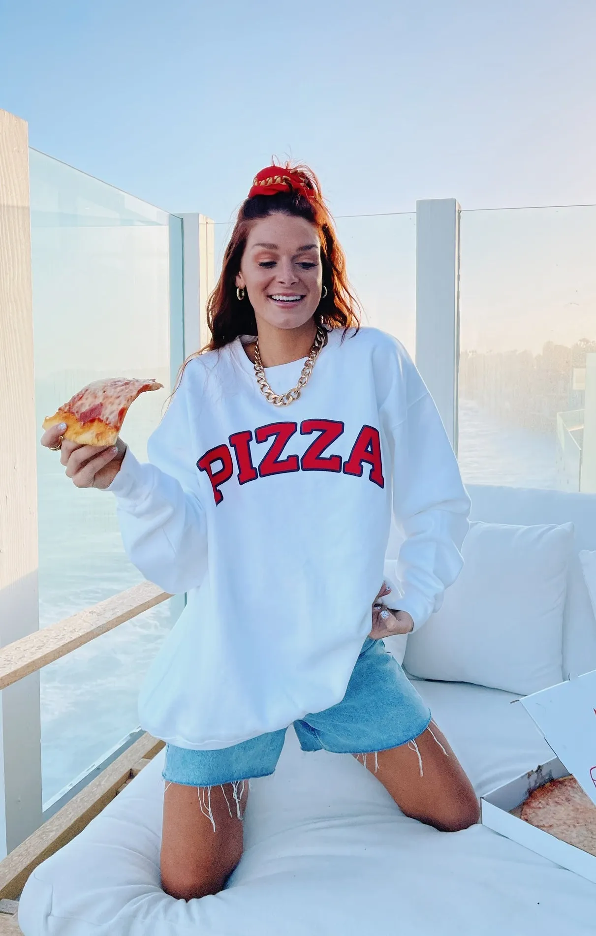Stanley Sweatshirt ~ Pizza Grafik