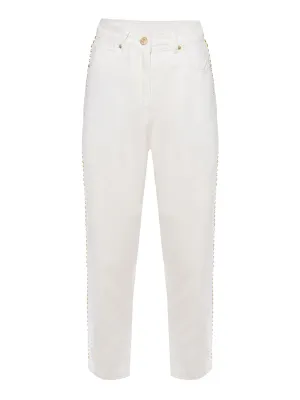 Besetzte Mom Jeanshose