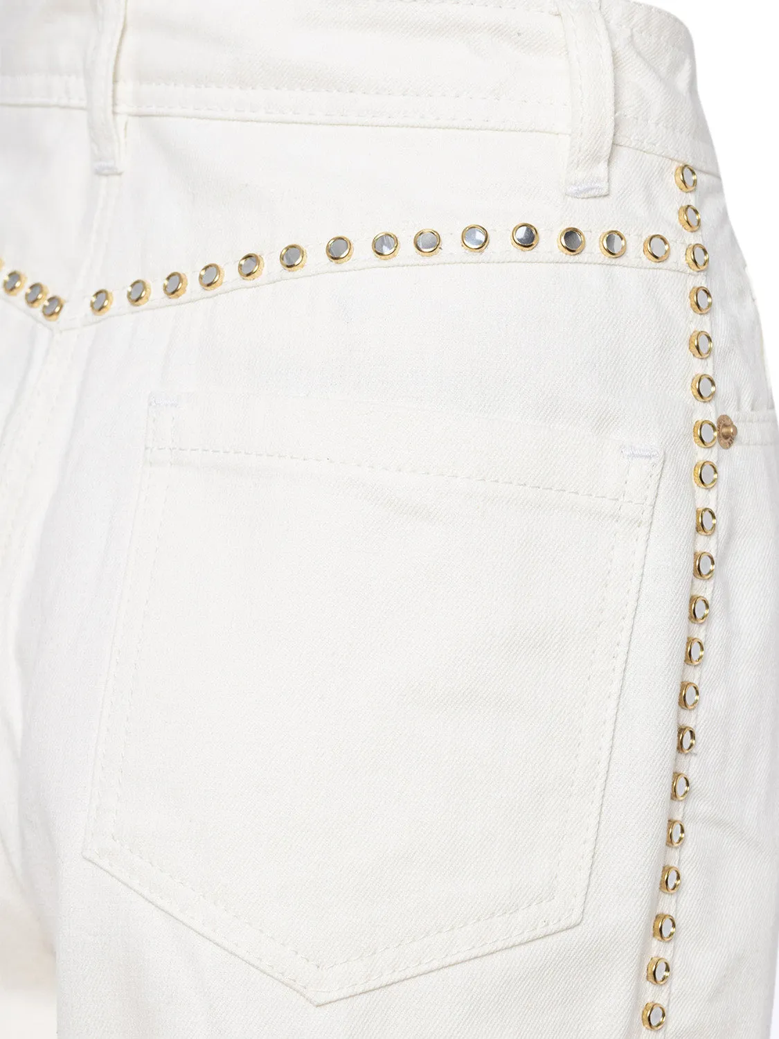 Besetzte Mom Jeanshose