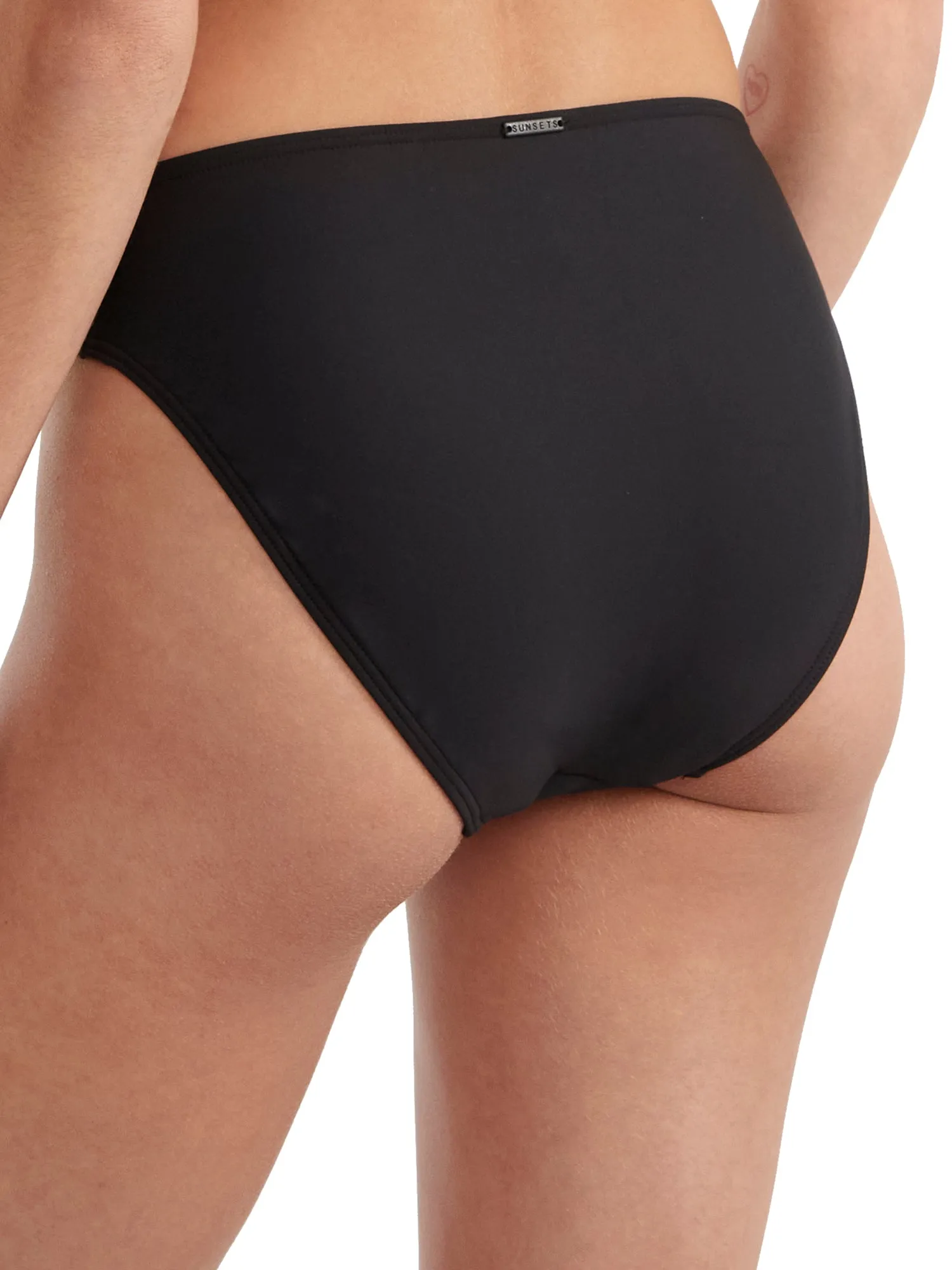 Sunsets Damen Hipster-Bikiniunterteil in Schwarz - Kylie