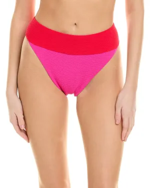 Terez Texturierte High-Rise-Hose