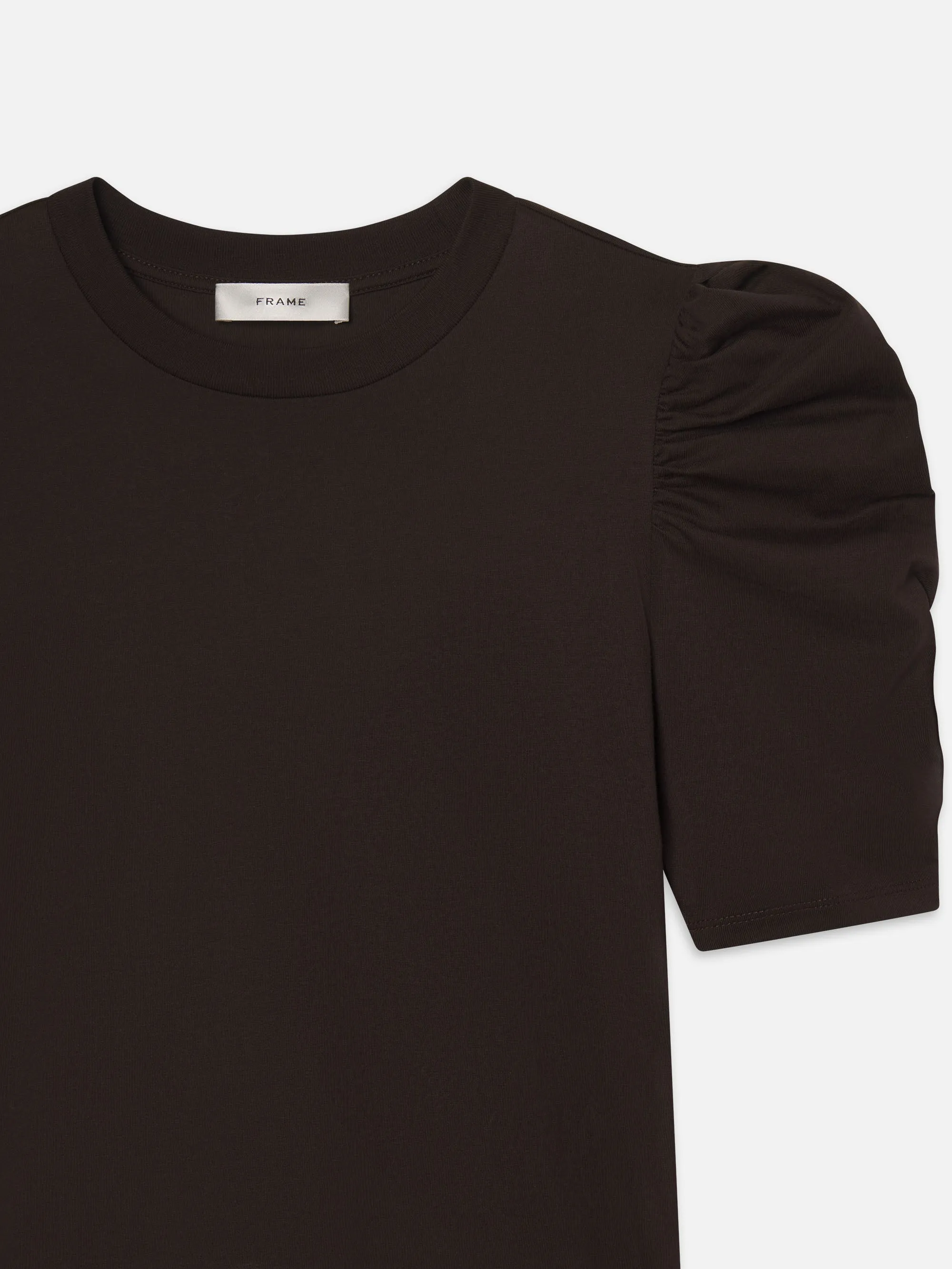 Das Drape-T-Shirt -- Espresso