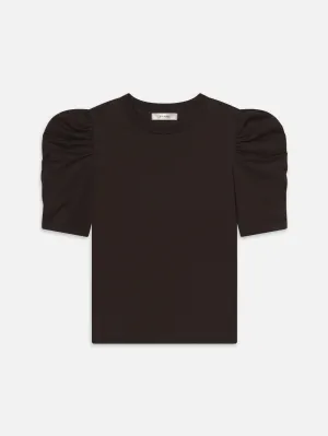 Das Drape-T-Shirt -- Espresso