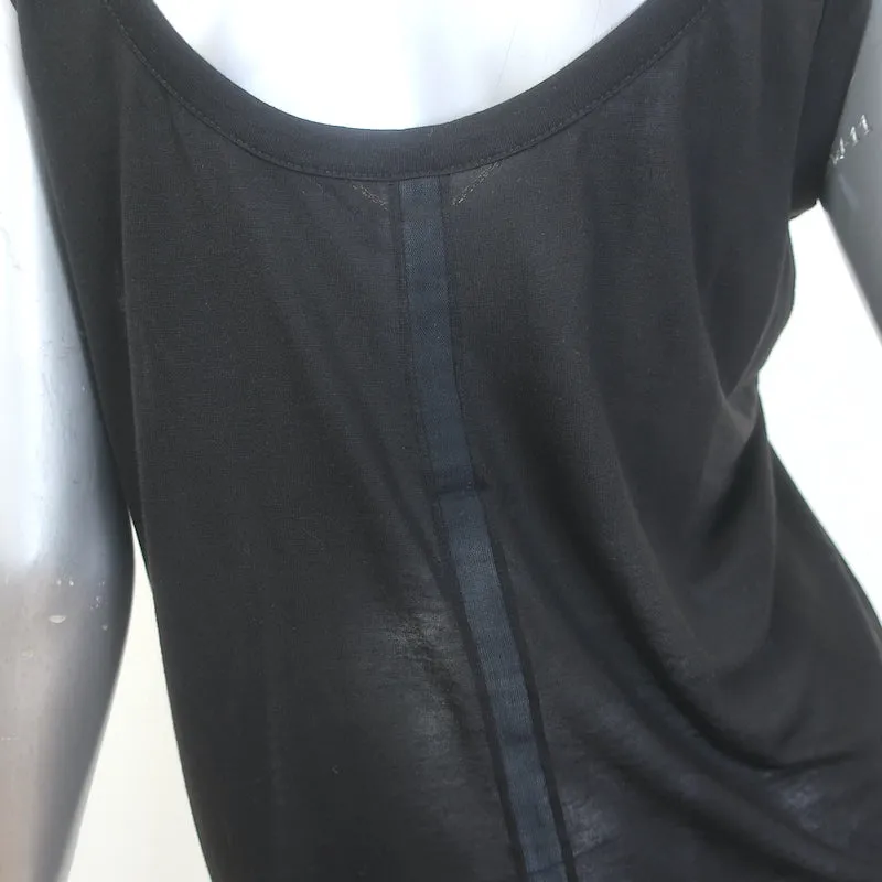 The Row Thomaston Ausschnitt Tanktop Schwarz Jersey Größe M