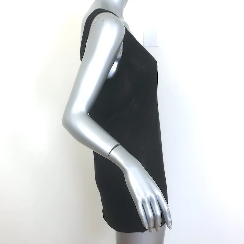 The Row Thomaston Ausschnitt Tanktop Schwarz Jersey Größe M