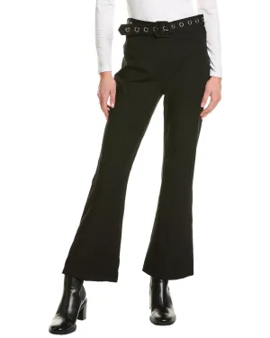 THEO The Label Gaia Grommet-Gürtel Cropped Stiefelhose