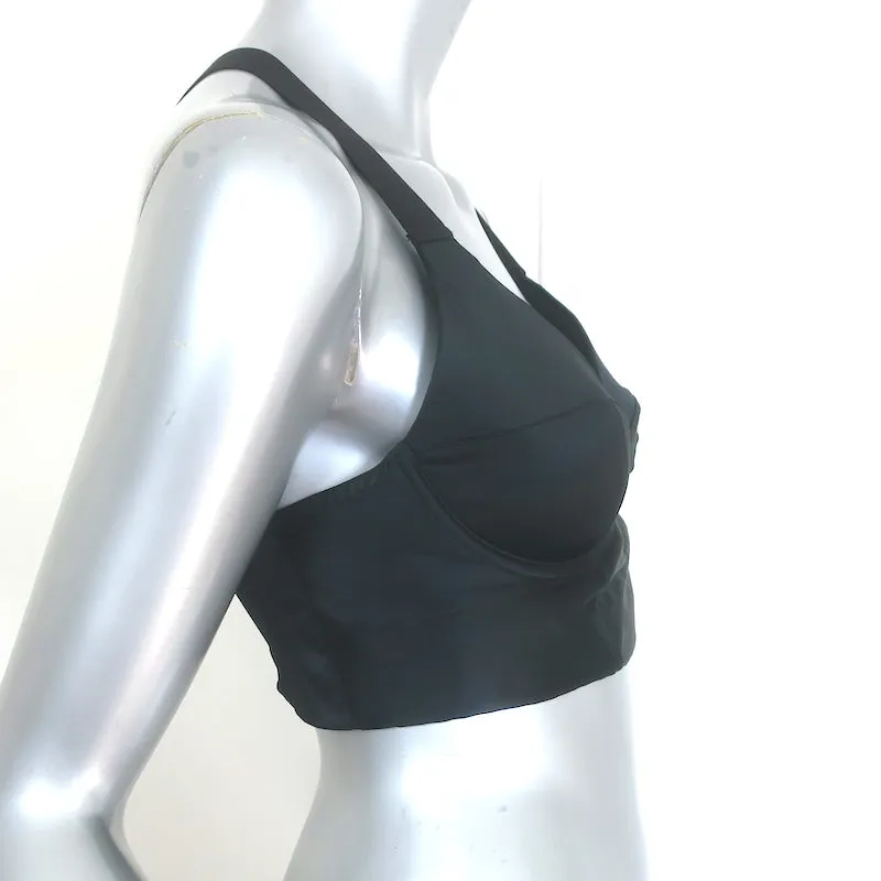 Theyskens' Theory Lita Satin-BH-Top Schwarz Größe 34 NEU