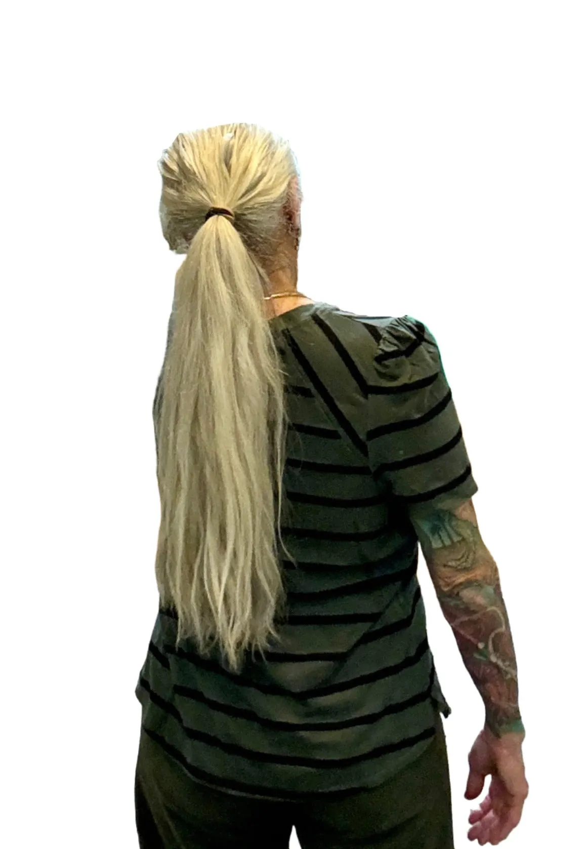 TLA Petite Streifen Puffärmel T-Shirt