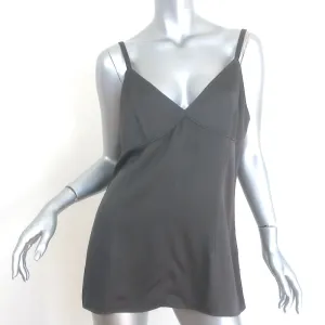 Toteme Crepe Cami Top Kohlegrau Größe 40 V-Ausschnitt Tanktop