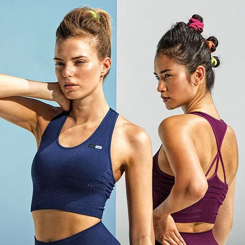 Veganes Frauen-Crop-Top 'Reveal' Sport-BH | Mehrere Farben