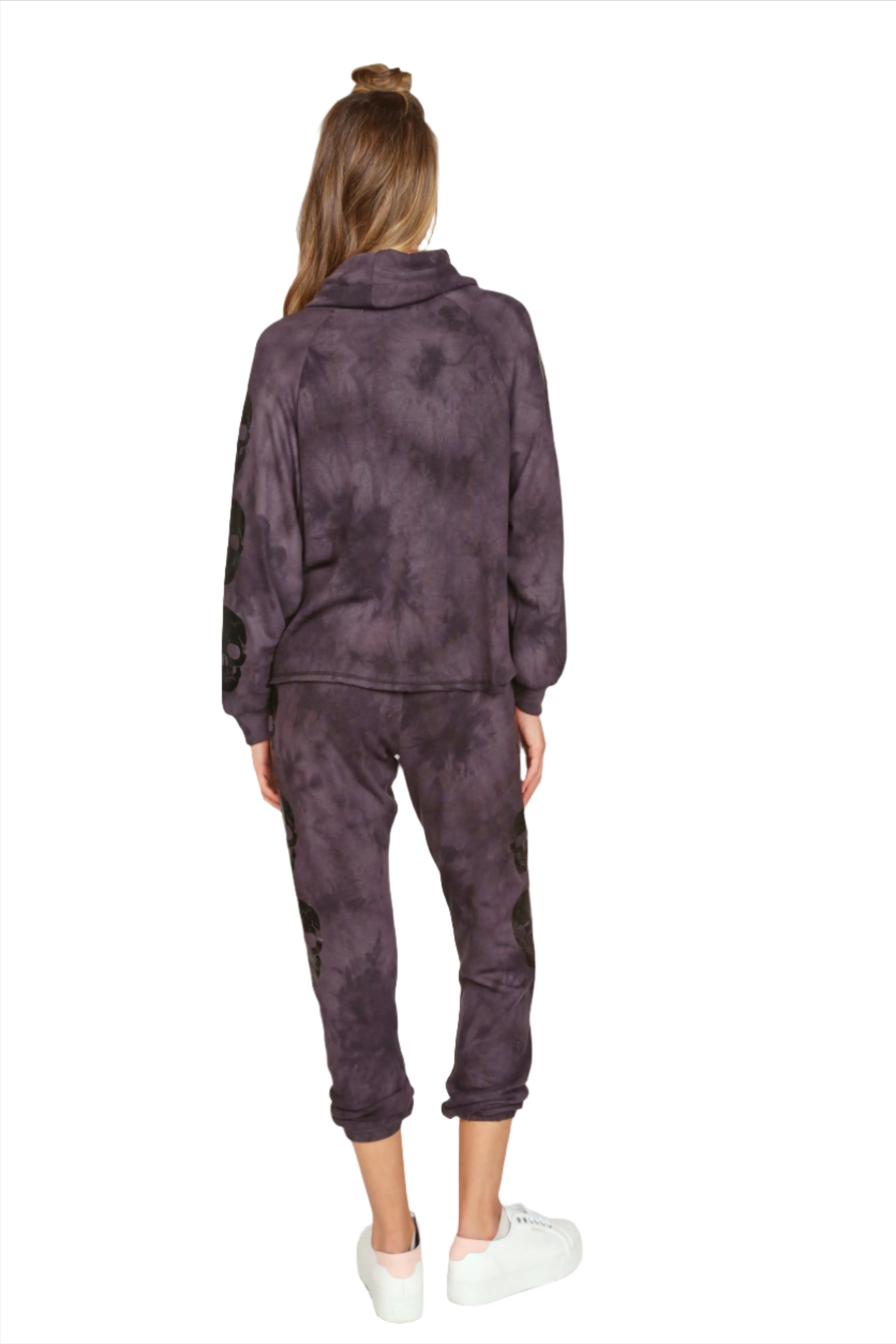 Vintage Havanna Batik-Totenkopf Jogginghose S10958