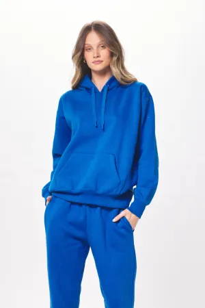 Lebendig blaue Proweave Kapuzenjacke