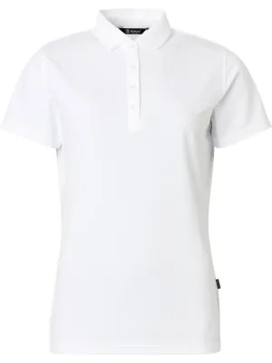 Damen Cray Kurzarm Polo in Weiß