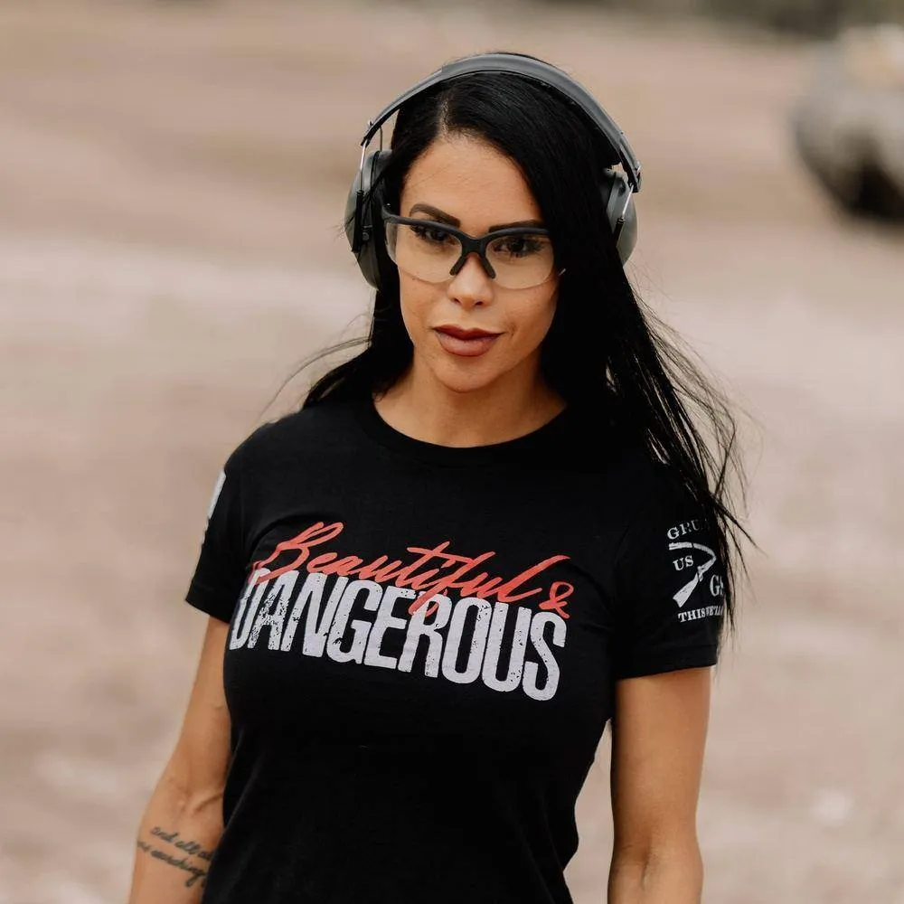 Frauen Schönes & Gefährliches T-Shirt - Schwarz