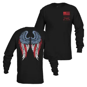 Women's Freedom Angel Langarm - Schwarz