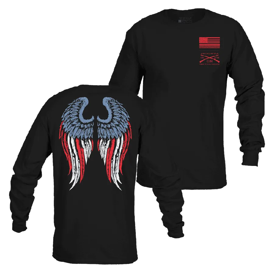 Women's Freedom Angel Langarm - Schwarz