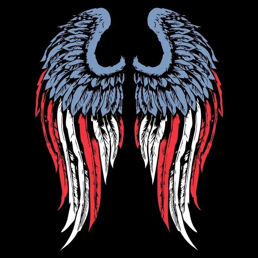 Women's Freedom Angel V-Ausschnitt - Schwarz