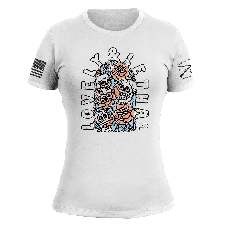 Damen Schickes & Figurbetontes Slim Fit T-Shirt - Weiß