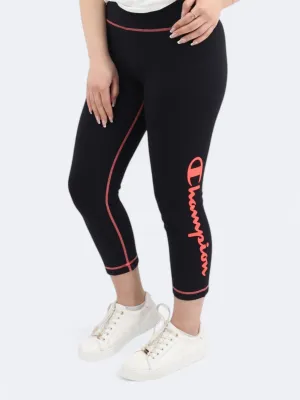 Damen Leggings mit Druck, Schwarz
