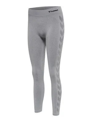 Damen Strukturierte Leggings, Grau