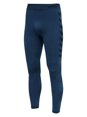 Damen Riffel-Leggings, Marineblau