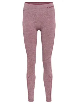 Damen Riffel-Leggings, Rosa